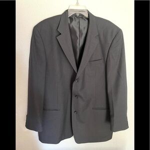 FERRETTI mens gray  merino blazer wool jacket size 46L